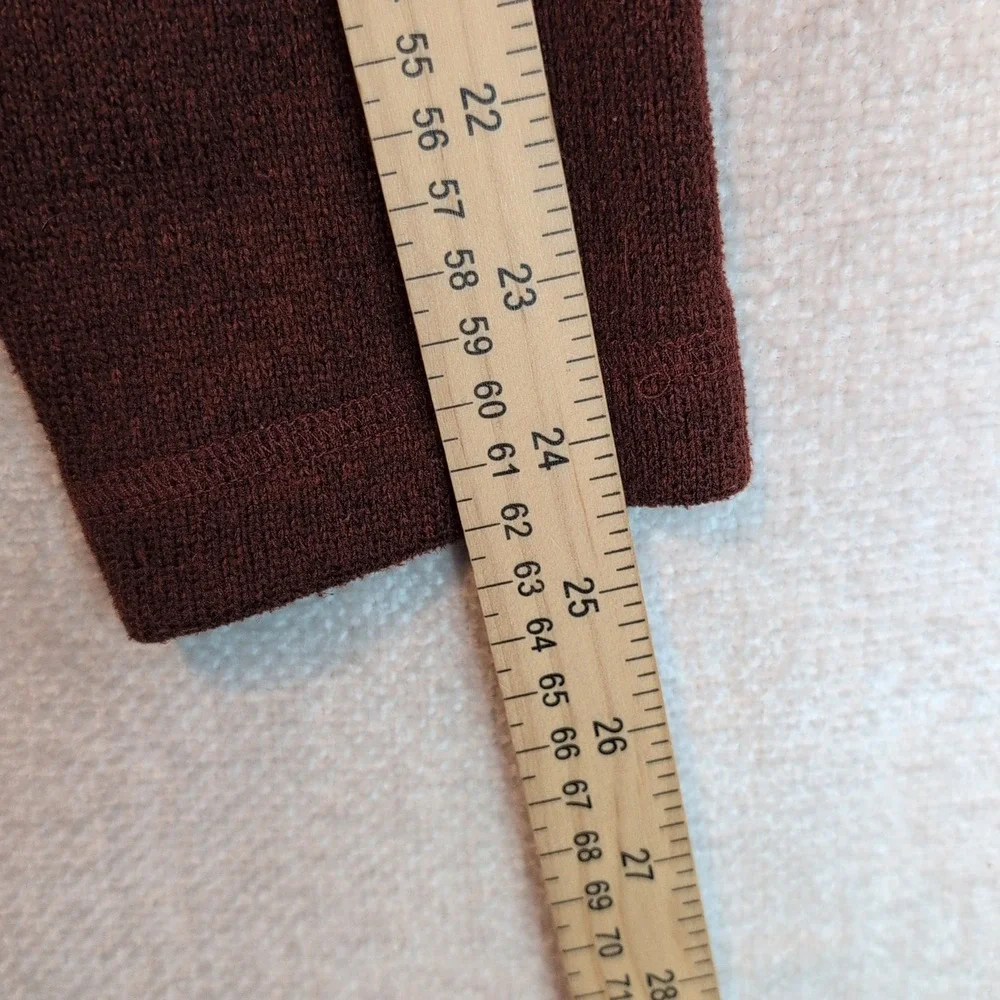 The North Face Gordon Lyons Crew Neck Fleece Sweater Sz Sm Burgundy Cozy Warm